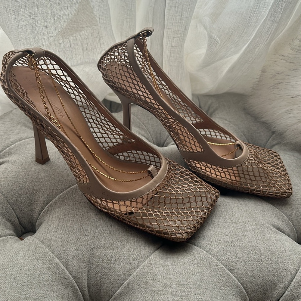 Bottega Veneta Heels Shoes Size 39 women’s mesh chain pump